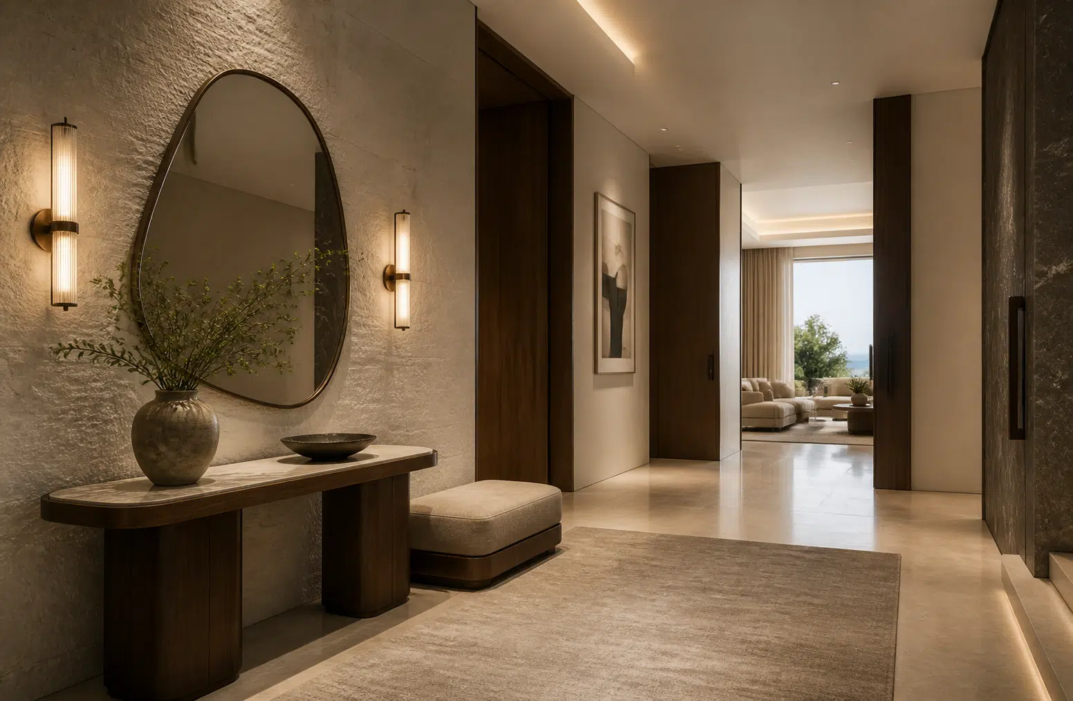 Villa entryway furniture