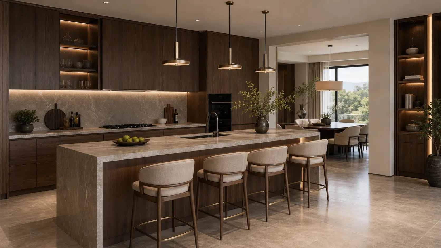 Villa kitchen and bar furniture