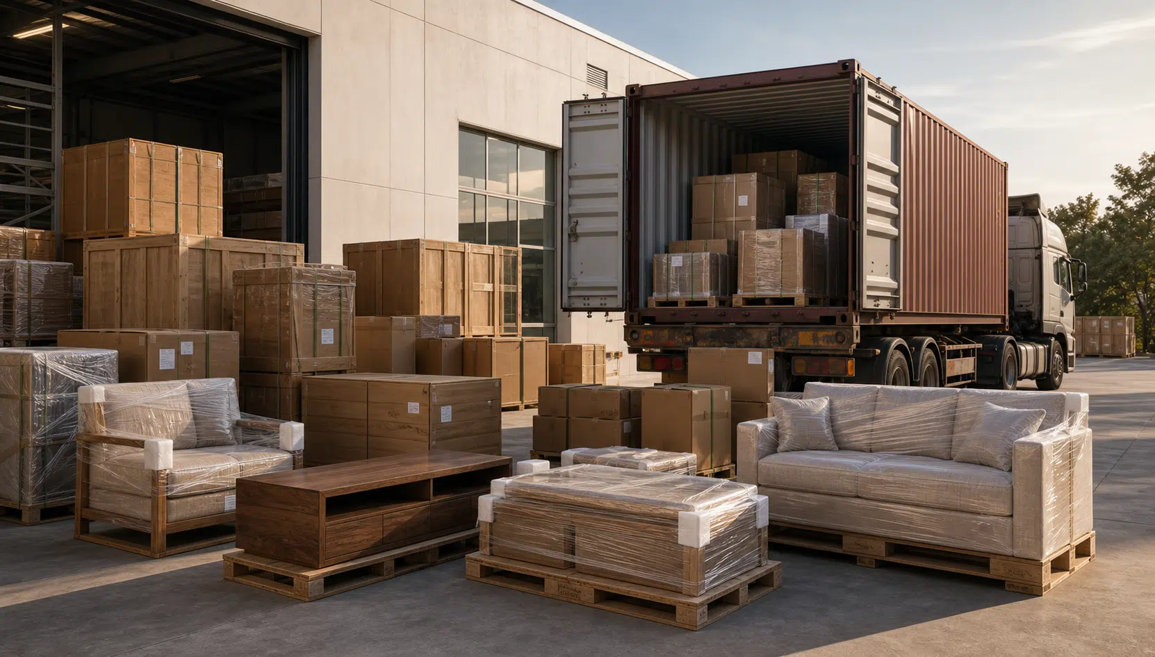 Villa furniture logistics handover