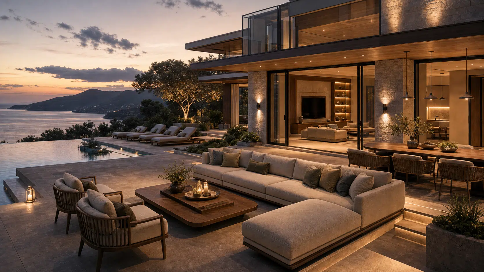 Villa terrace furniture project