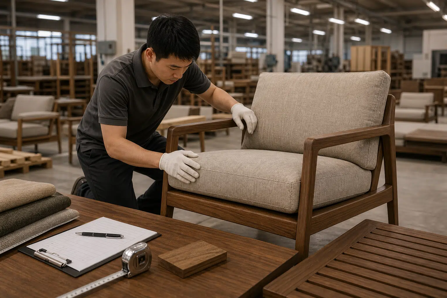 Villa furniture quality control